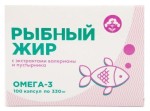 Рыбный жир, Планета Здоровья капсулы 330 мг 100 шт с экстрактами валерианы пустырника