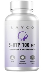 5-НТР с теанином и витамином В6, Layco (Лайко) капсулы 30 шт